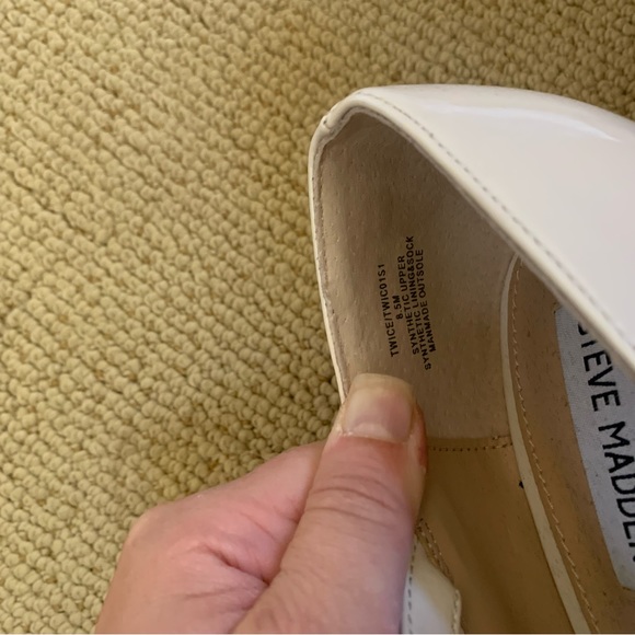 Steve Madden Twice Platform Pump Mary Jane Bone - Picture 6 of 8